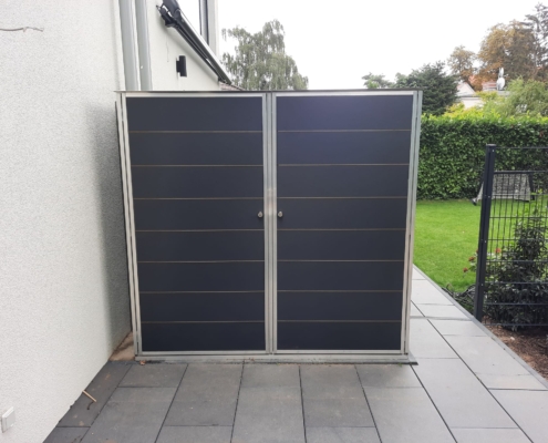 Sichtschutz Terrasse mit Stauraum